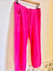 Vibrant Pink Capri Joggers
