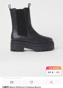 H&amp;M Chunky Platform Chelsea Boots