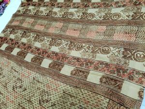 🇳🇿💫🎀Elegant Brown &amp; Beige Printed Saree