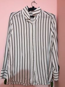 Striped Button-Down Shirt