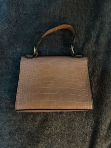 Hermes inspired light pink bag