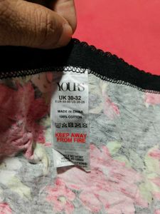 Floral Print Cotton Briefs