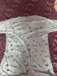 Cute Rainbow Cloud T-Shirt Pj