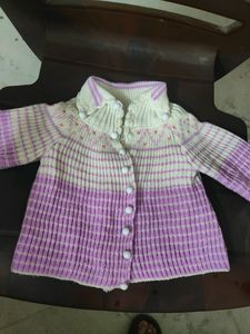Handmade Baby Girl Sweater(6-12 Months)