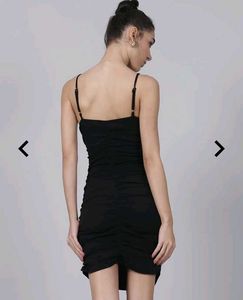 Chic Black Bodycon Mini Dress