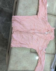 Pink Lounge Night Suit