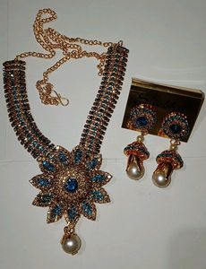Indian Necklace With Earing