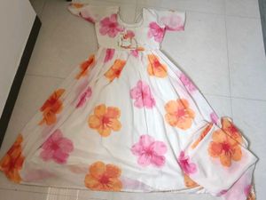 Floral Print Kurta with Dupatta