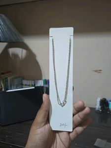 ARBAN Silver Necklace with Heart Pendant