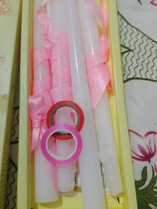 Aura Decor Taper Candles Set