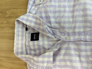 Men's Gingham Short Sleeve Shirt