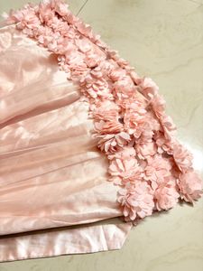 Beautiful Pink Lace Flower Girl Dress