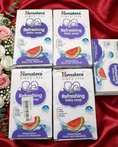 Himalaya Refreshing Baby Soap Pack Of 5 Watermelon
