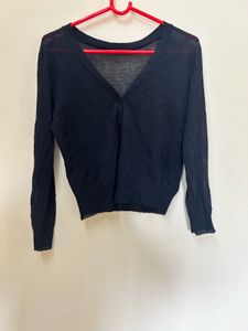 Black Long Sleeve Cardigan