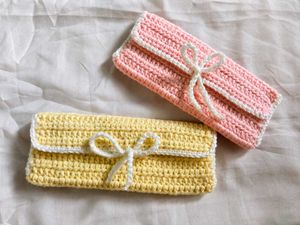 Handmade Crochet Clutch (any 1)