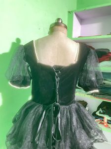 Black Tulle Party Dress
