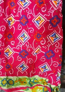 Red Printed Cotton kurta