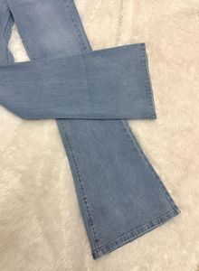 Light Wash Flare Leg Jeans