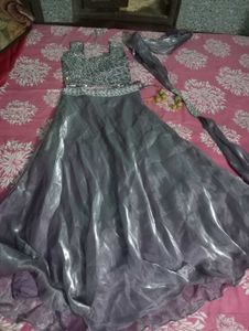 Elegant lilac Lehenga Choli Set
