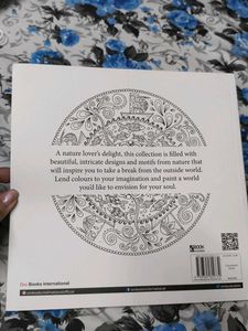 OM Mandala Adult Colouring Book &amp; Milan 24 colour