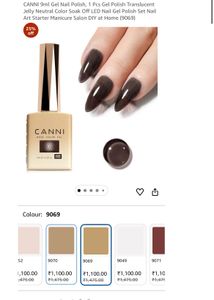 CANNI hema-free translucent UV Gel Polish-9069