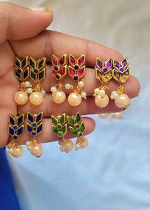 Beautiful Pearl Drop Earrings(1 Pairs)