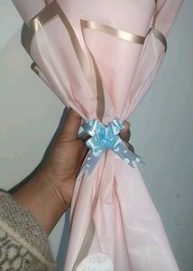 Rose Bouquet with Cartoon Card