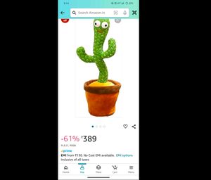 Cactus Talking &amp; Dancing Toys 🧸