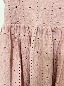 Pretty Pink Eyelet Dress