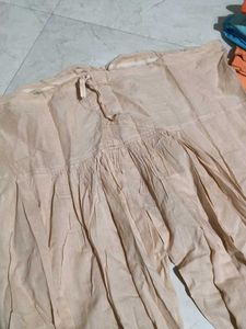Light Peach Ethnic Salwar XXL size