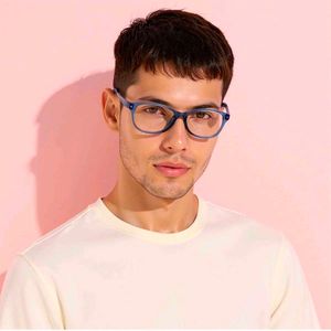 Lenskart Air Online Blue Full Rim Rectangular