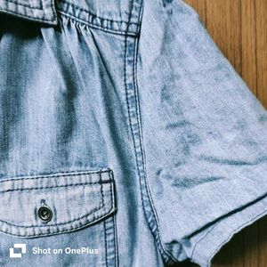 Denim Shirt Dress