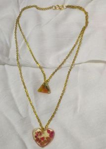 Beautiful Double Layer Chain Pendant