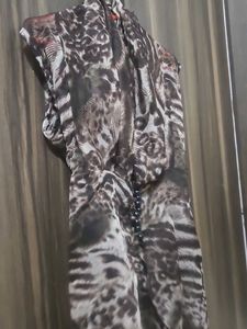 Chic Animal Print Sheath Dress