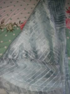 Grey Tie-Dye Saree