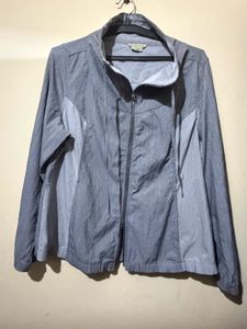 Women's Grey Zip-Up Jacket