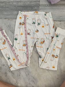 Cute Bunny Print Pajama Pants