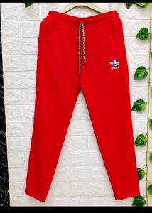 Red Adidas Track Pants