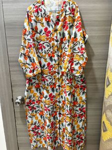 Vibrant Floral Print Kurta