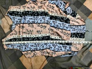Women's Floral Print Peplum Top