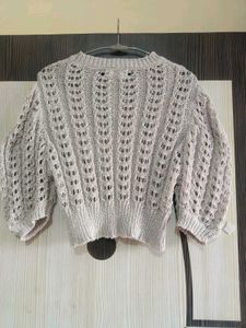 Cream Cable Knit Sweater
