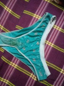 Womens Green Printed