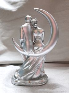 Moon Couple Showpiece Valentine Gift Love Decor ✨️