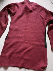 Stylish Color Block Knit Sweater