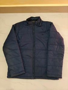Men's Blue Padded Jacket
