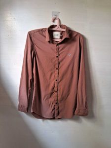 Men's Solid Color Button-Down Shirt