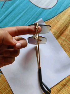 Chic Rimless Octagon Sunglasses