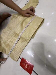 Stylish Gold Striped Blouse
