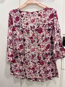 Floral Print Kurta