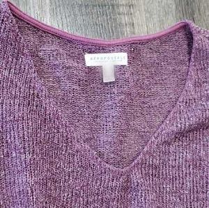 Aeropostale lilac glittery Knit Top